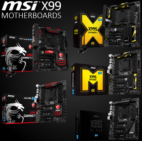 Материнские платы MSI X99