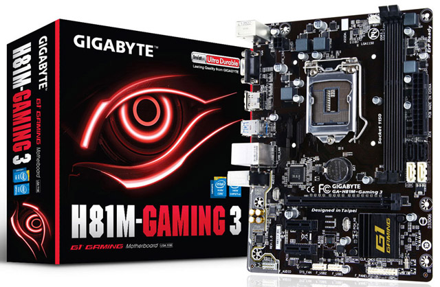 Материнская плата Gigabyte GA-H81M-Gaming 3