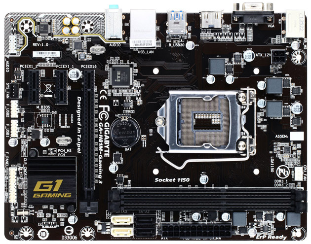 Материнская плата Gigabyte GA-H81M-Gaming 3