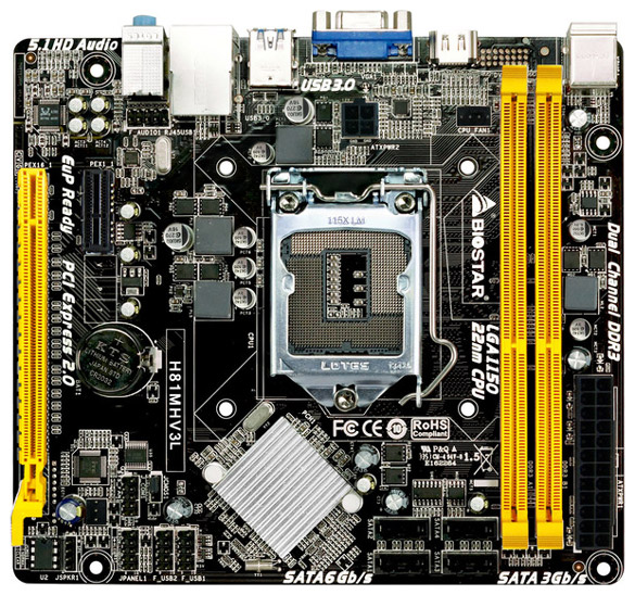 Материнская плата Biostar H81MHV3L