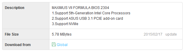 Asus UEFI