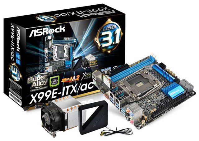 Материнская плата ASRock X99E-ITX/ac