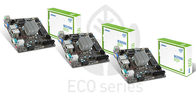 Материнские платы MSI Eco — Braswell