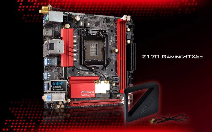 Материнская плата ASRock Z170 Gaming-ITX/ac