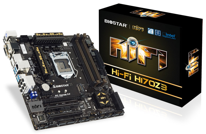 Материнская плата  Biostar Hi-Fi H170Z3