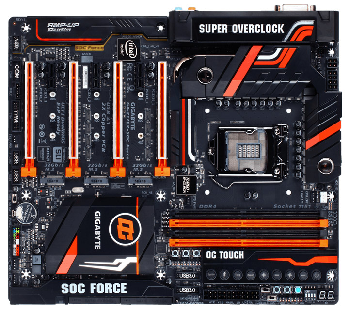 Материнская плата Gigabyte GA-Z170X-SOC Force