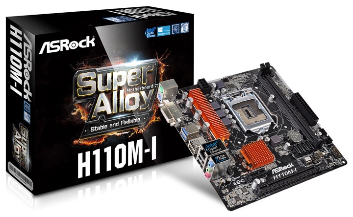 Материнская плата ASRock H110M-I