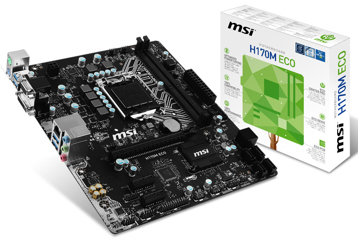 Материнская плата MSI H170M Eco