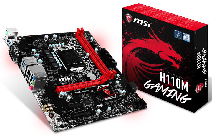 материнская плата MSI H110M Gaming