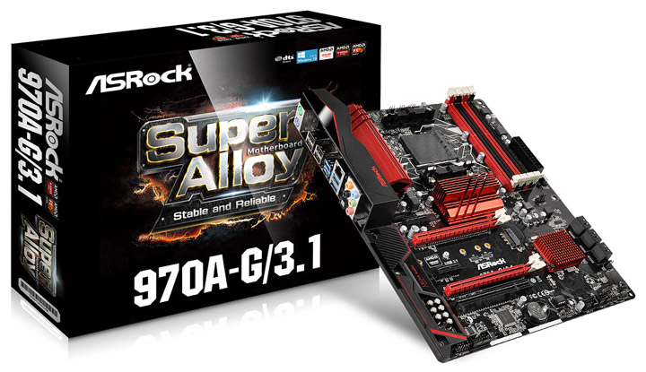 плата ASRock 970A-G/3.1