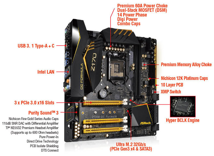 ASRock Z170M OC Formula