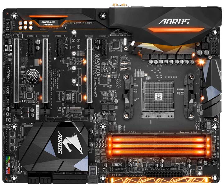 Материнская плата Aorus GA-AX370-Gaming K7