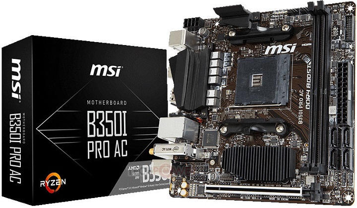 MSI B350I Pro AC