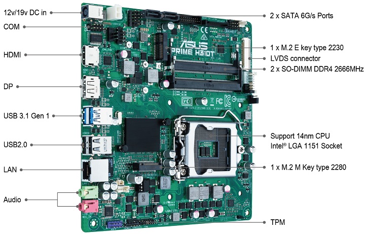 ASUS Prime H310T