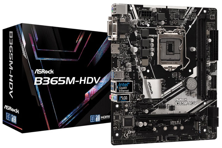 Asrock b365m hdv какие процессоры поддерживает