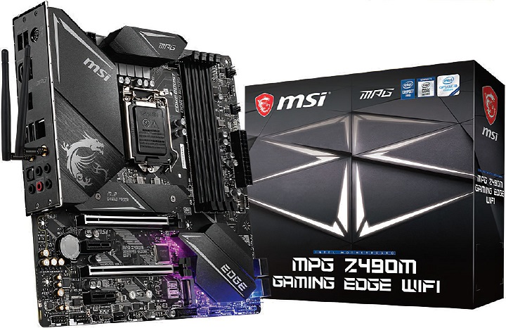 Msi z490 gaming edge wifi установка процессора