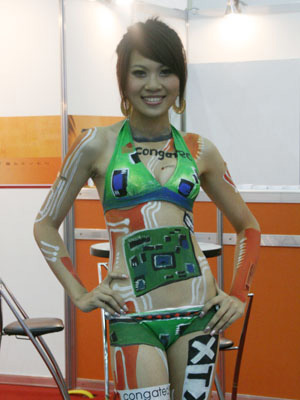 Девушки на Computex 2008