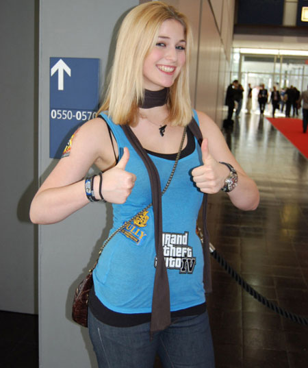 Девушки на Games Convention 2008 фото 04