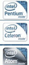 Intel Pentium Celeron Atom