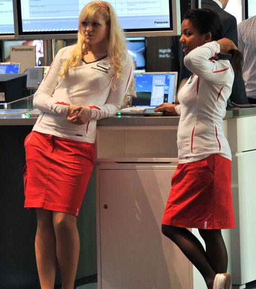 CeBIT 2009 booth babes самые красивые девушки