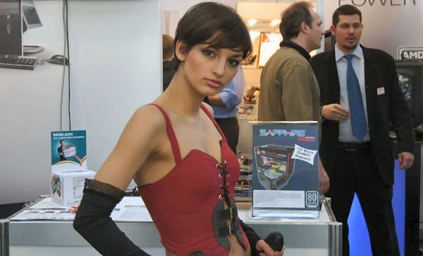 CeBIT 2009 booth babes самые красивые девушки