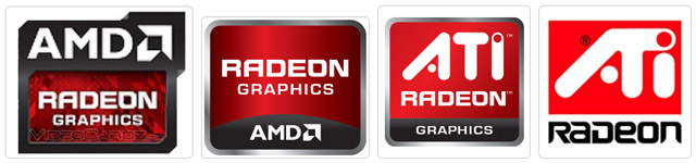 Логотипы продукции AMD