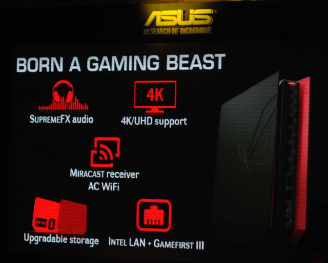 Презентация продукции Asus Republic of Gamers на Computex 2014