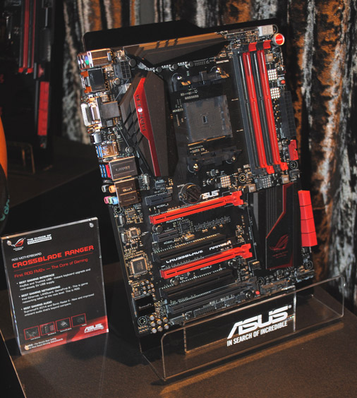 Презентация продукции Asus Republic of Gamers на Computex 2014