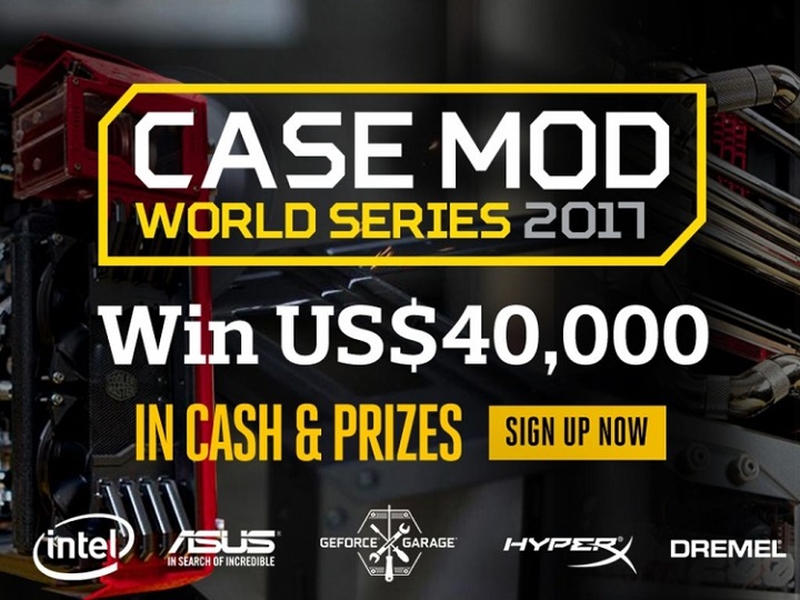 Cooler Master открыла регистрацию участников моддинг-соревнования Case Mod World Series 2017