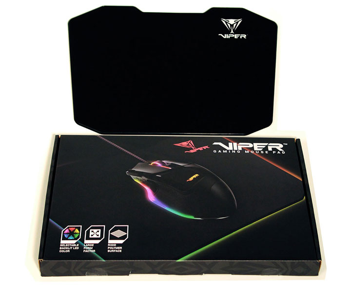 игровой коврик Patriot Viper LED Gaming Mouse Pad