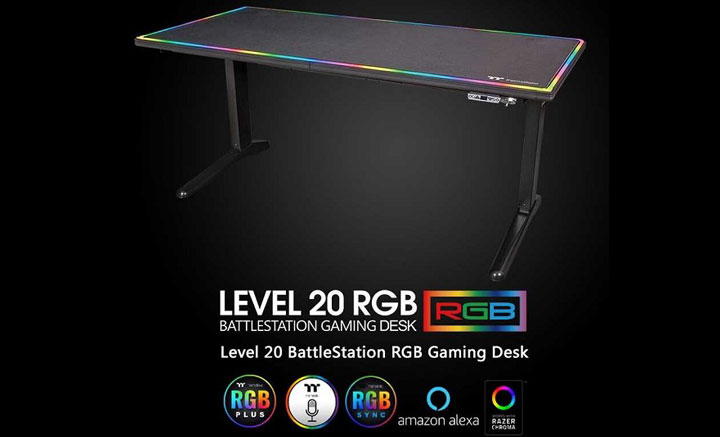 Игровой стол Thermaltake Level 20 RGB Battlestation Gaming Desk