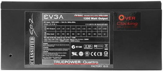 блок питания EVGA Classified SR-2