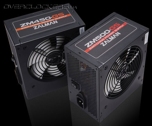 блоки питания Zalman ZM450-GS и ZM-500GS