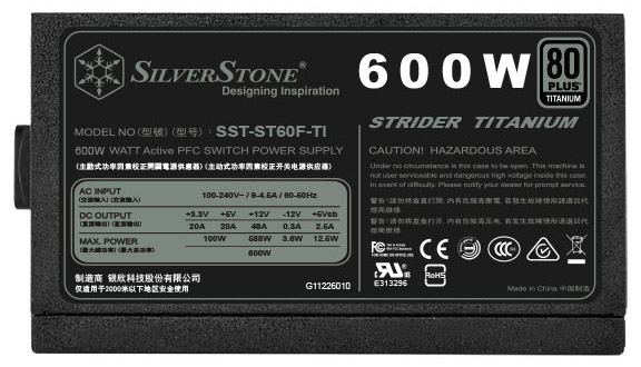 SilverStone Strider Titanium