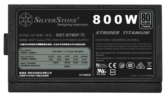 SilverStone Strider Titanium