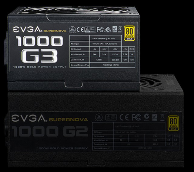 EVGA представила линейку блоков питания SuperNova G3