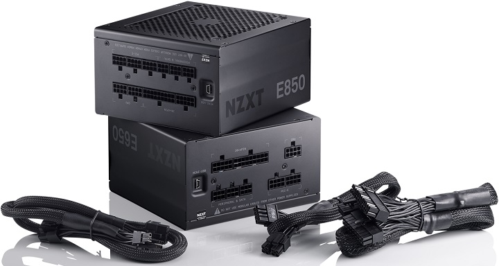 Блоки питания NZXT E500, E650 и E850