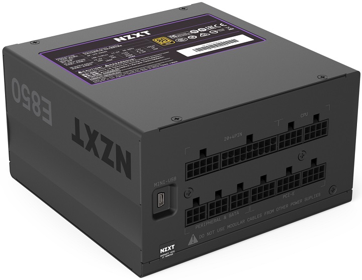 Блоки питания NZXT E500, E650 и E850