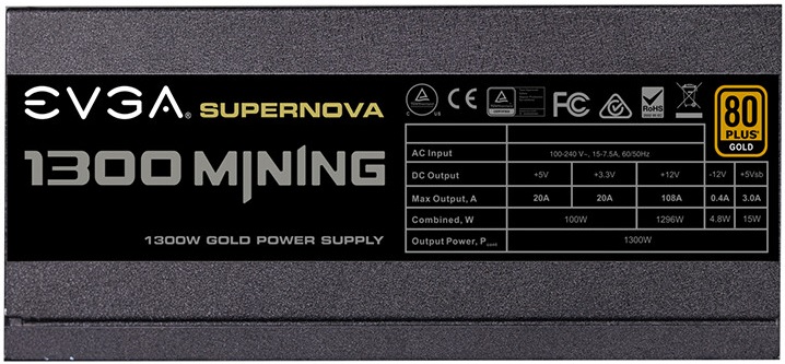 EVGA SuperNova 1300 M1 Mining