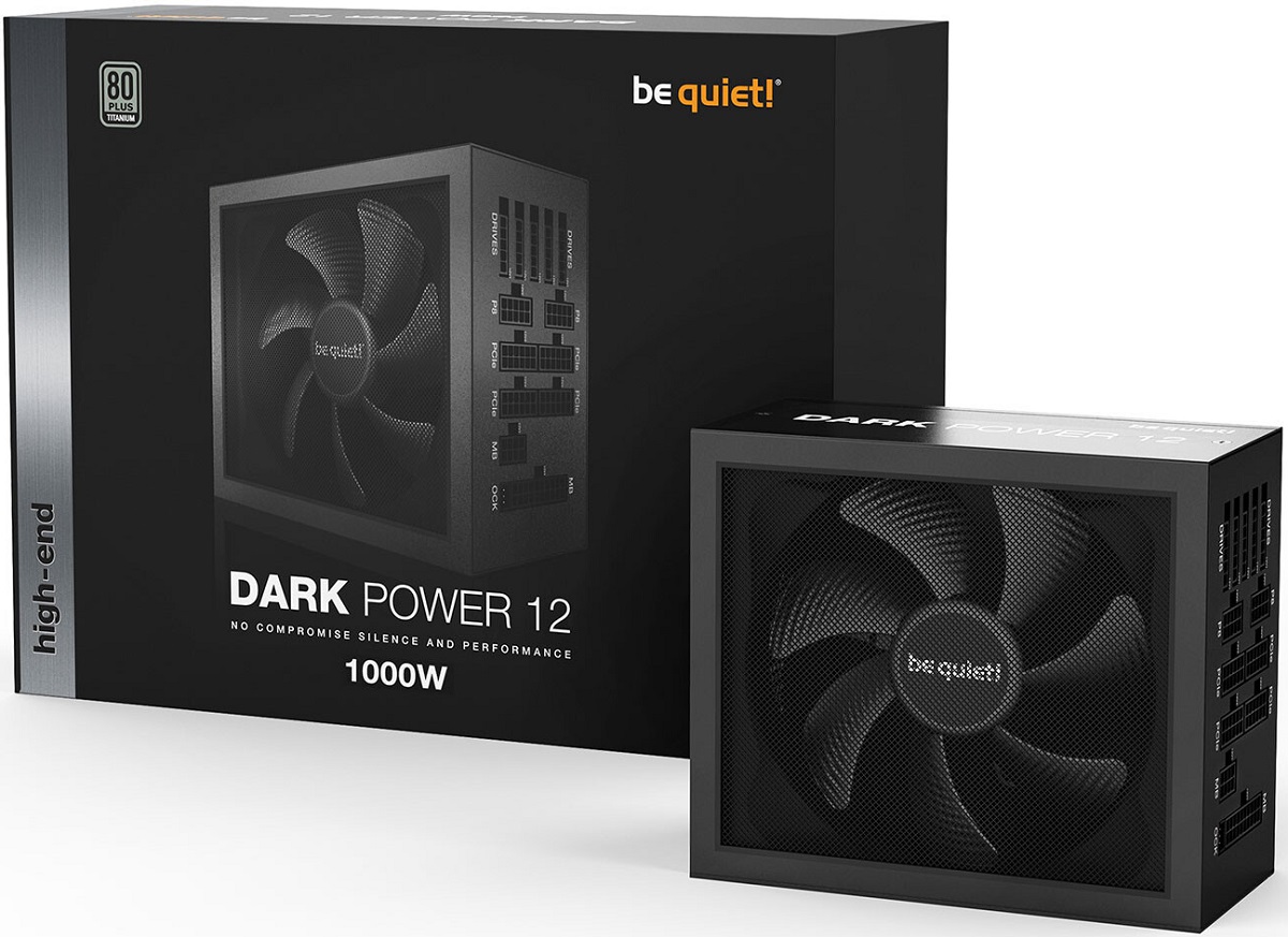 Блок питания be quiet dark power 12 750w titanium bn314 обзор