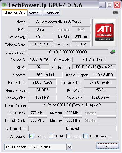 GPU-Z 0.5.6