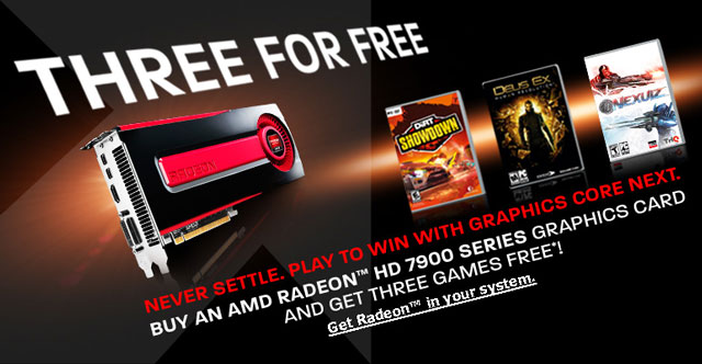 AMD Three For Free