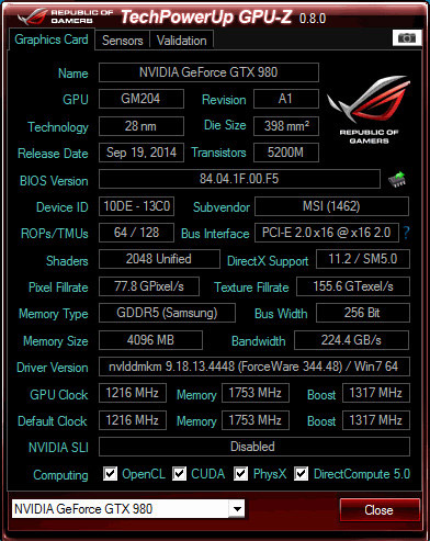 GPU-Z 0.8.0