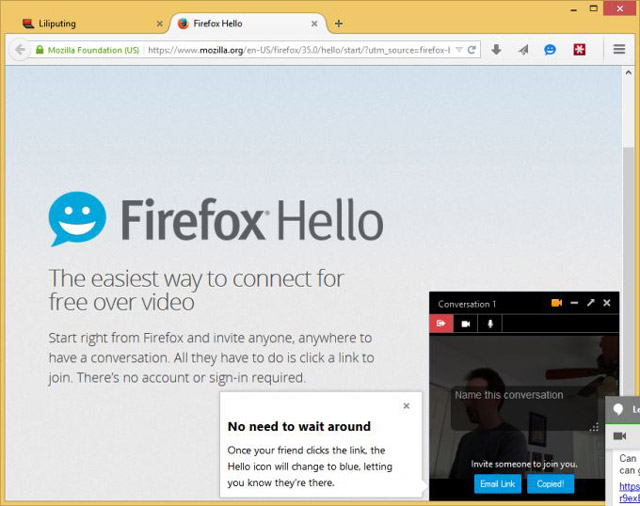 Firefox Hello