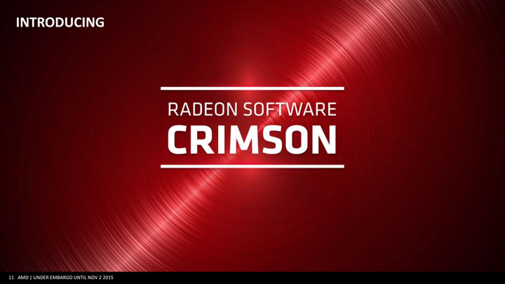 AMD Radeon Software Crimson Edition