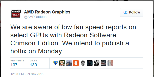 Radeon Software Crimson Edition HotFix