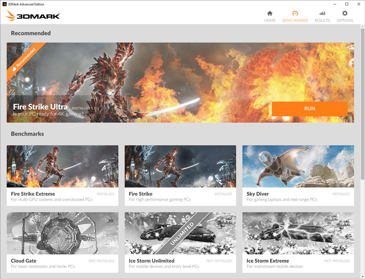 3DMark Holiday Beta