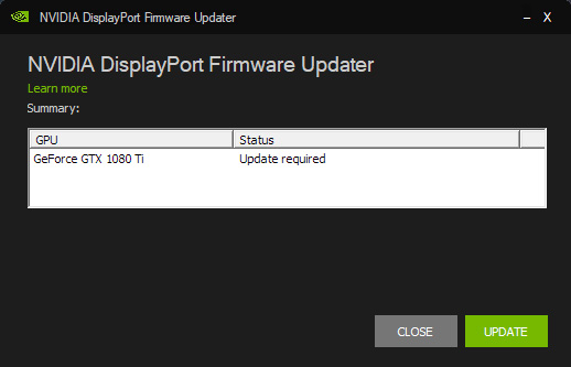 Nvidia DisplayPort