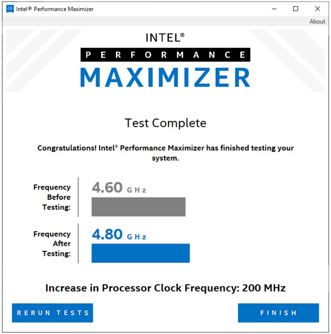 Intel Performance Maximizer