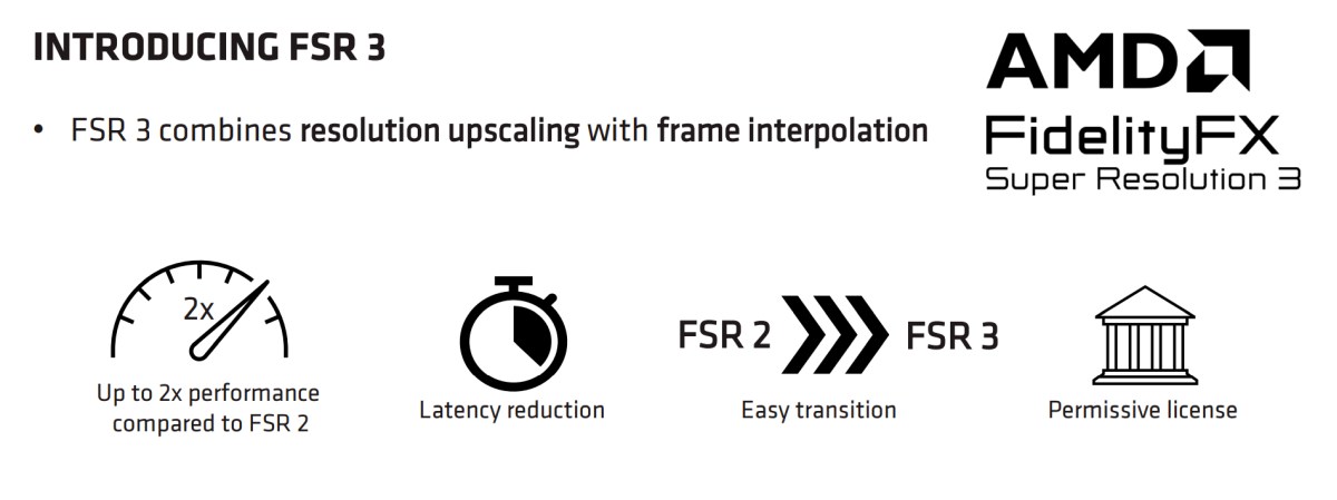 AMD розповіла про FSR 3 на GDC 2023